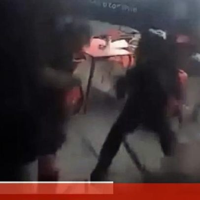 Imagens de videovigilância captam confrontos em café de Guimarães após jogo