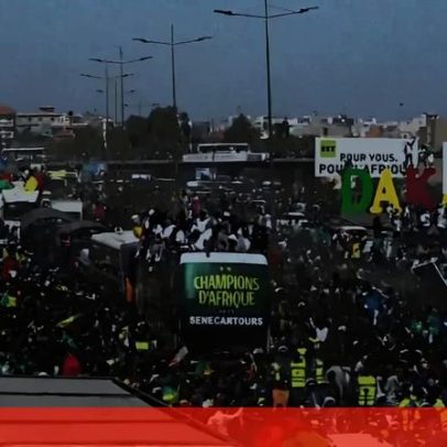 Senegal celebra conquista da CAN nas ruas de Dakar