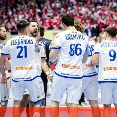 Portugal vence a Dinamarca e assume liderança na main round do Europeu