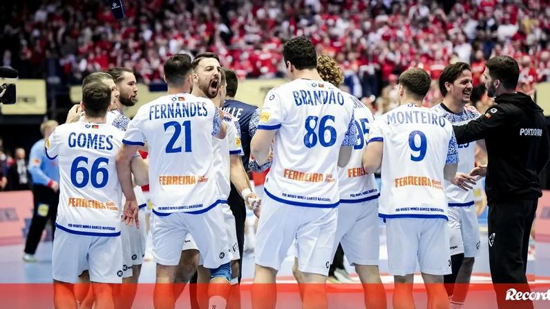 Portugal vence Dinamarca e avança no Europeu de andebol