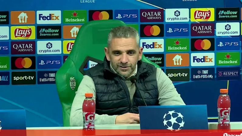 Rui Borges fala em "sentimento de dever cumprido" após vitória sobre o PSG e atira: «A sorte dá trabalho»