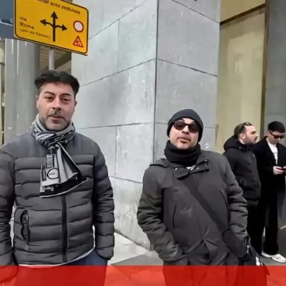 Adepto do Inter e do Milan apoiam o Benfica em Turim