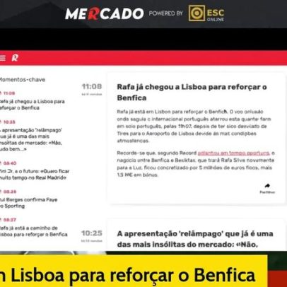 Rafa já em Portugal para regressar ao Benfica; Faye assistiu a triunfo histórico