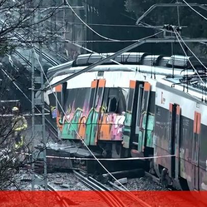 Comboio embate em muro Barcelona; maquinista morre, segundo acidente da semana