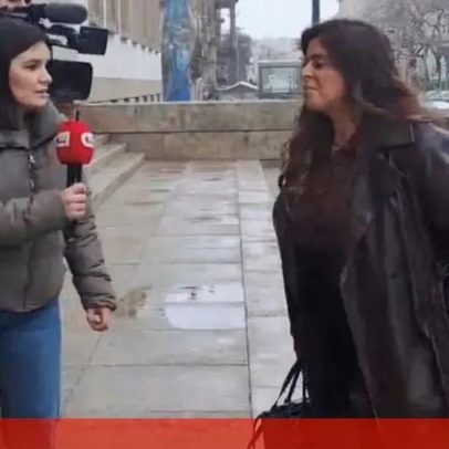 Sandra Madureira chega a tribunal para audiência
