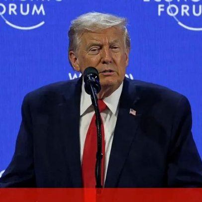 Trump diz que quer aliados fortes na Groenlândia em Davos