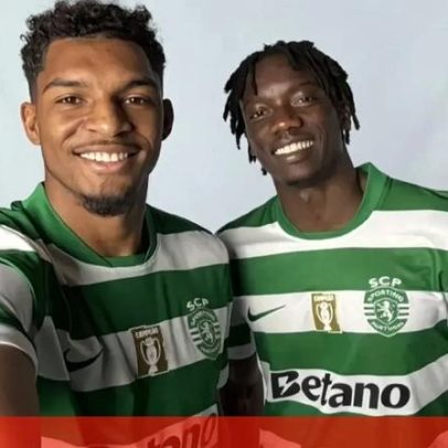 Luís Guilherme e Faye marcam presença no media day do Sporting