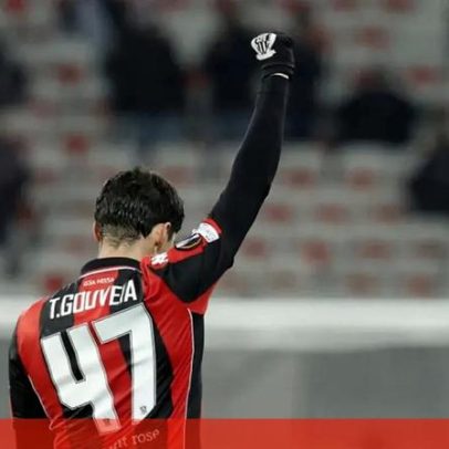 Tiago Gouveia faz bis e o Nice estreia-se a vencer na Liga Europa