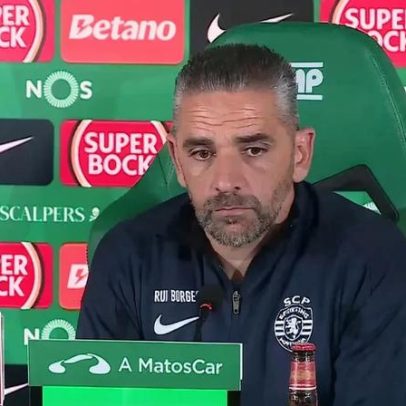 Rui Borges comenta brevemente saída de St. Juste do Sporting