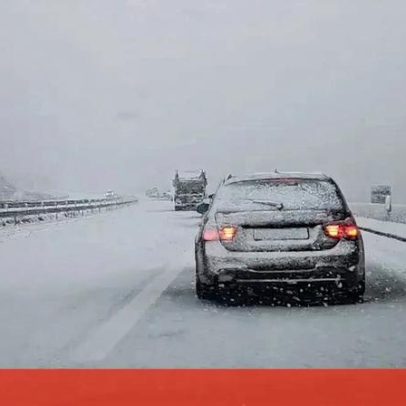 Depressão Ingrid provoca frio e neve no norte do país