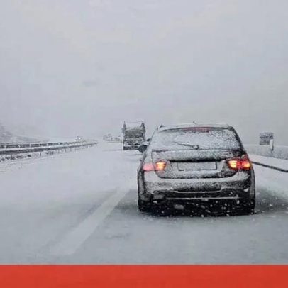 Depressão Ingrid traz frio e neve no norte de Portugal