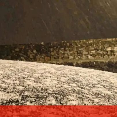 Neve chega ao Alentejo e cobre Marvão de branco