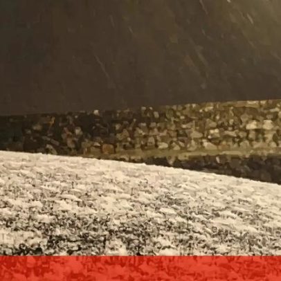 Nevada chega ao Alentejo: Marvão fica coberto de branco