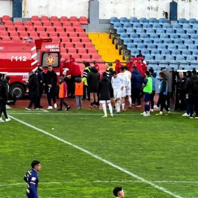 Treinador do Lourosa encaminhado ao hospital após mal-estar no jogo com o Chaves