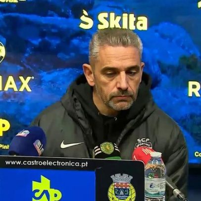 Rui Borges explica Pote no lugar de Trincão, posição dele é aquela