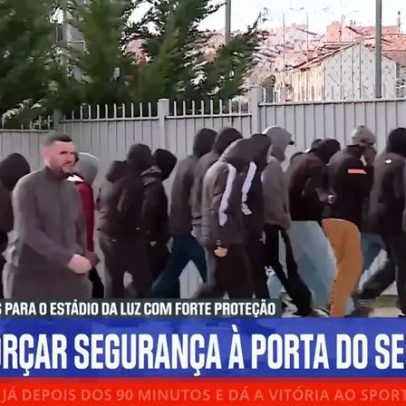 Benfica pede reforço policial para Seixal e trajeto ao Estádio da Luz