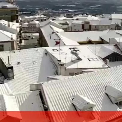 Neve cobre Portugal no fim de semana