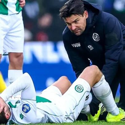 Alvo Resink lesiona-se no jogo frente ao Groningen