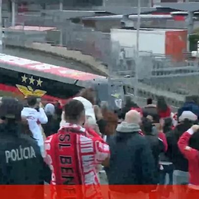 Benfica sai do Seixal e chega à Luz aplaudido antes do jogo com o E. Amadora