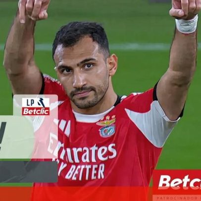 Pavlidis amplia vantagem do Benfica contra o Estrela após penálti
