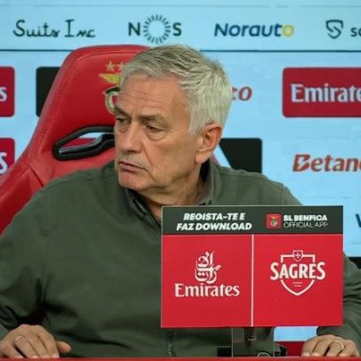 Mourinho comenta ultras no Seixal e falas de Anísio e Rafa