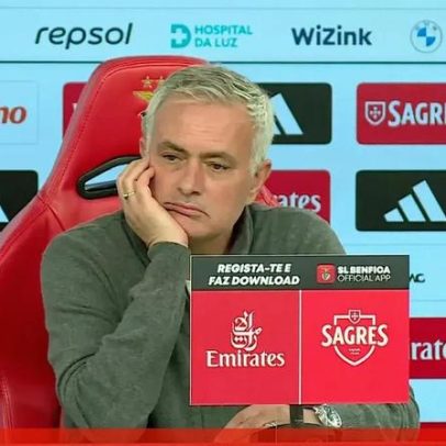 Mourinho: golo de Rafa na Luz pode dividir 30 mil entre aplausos e assobios