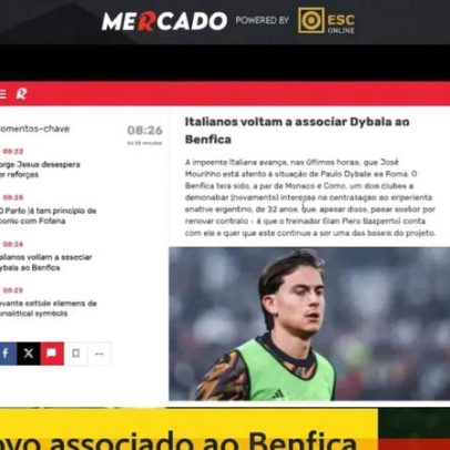 Dybala volta à rota da Luz, FC Porto prevê novo reforço