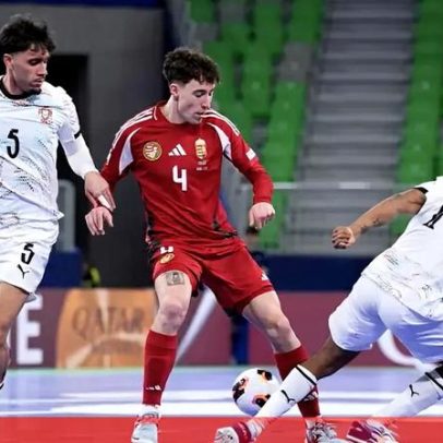 Portugal mantém série vitoriosa e goleia Hungria no Europeu de futsal