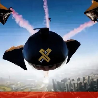 Atletas de wingsuit desafiam a gravidade no hotel mais alto do mundo, Dubai