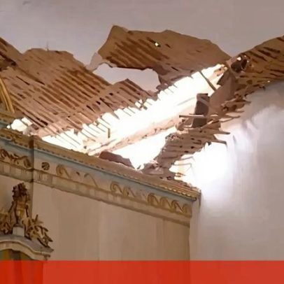 Capela de José Cid sofre destruição parcial; altar permanece intacto