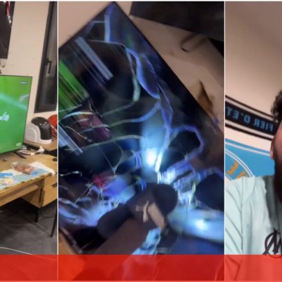 YouTuber parte televisão após golo de Trubin eliminar Marselha da Champions