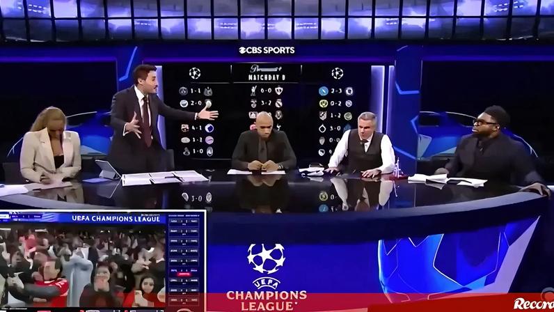 Loucura na CBS com golo de Trubin: todos aos berros... mas o que se passou com Henry?