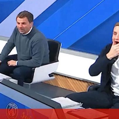 Apresentadores da Sky Sports não entenderam o que se passava na Luz
