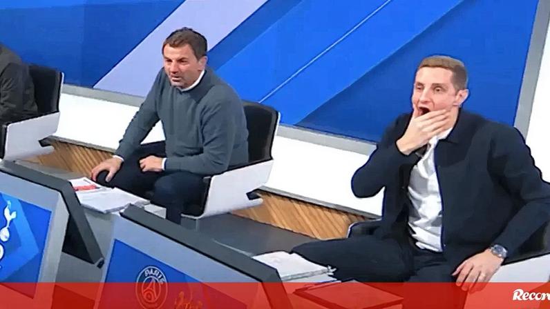 Nem apresentador nem comentadores da Sky Sports estavam a perceber o que se passava na Luz...