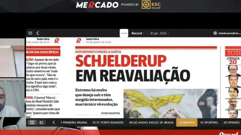 Mercado Record: Schjelderup no Benfica e como Alisson convenceu o Sporting