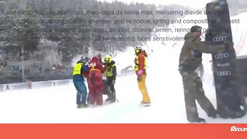 Lindsay Vonn sofre acidente grave e tem de ser socorrida de helicóptero