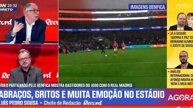 Luís Pedro Sousa, chefe de redação de Record, analisa a vitória do Benfica sobre o Real Madrid