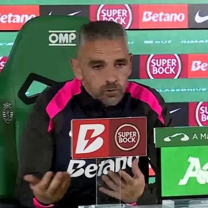 Rui Borges solidariza-se com Kristin após depressão e mostra apoio ao Sporting