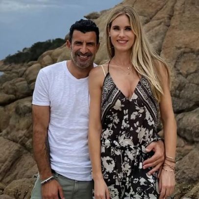 Luís Figo passeia no Japão com a esposa após rumores de separação