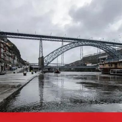Comerciantes da zona ribeirinha do Porto preparam-se para cheias