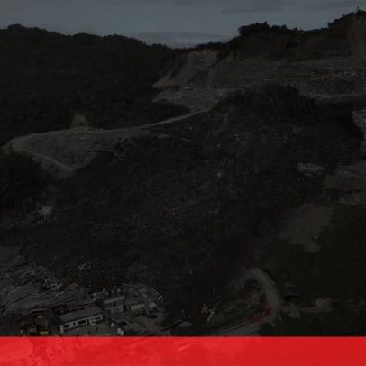 Desabamento em aterro sanitário nas Filipinas deixa um morto e 38 desaparecidos