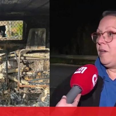 Horta vandalizada em Loures e carrinha incendiada durante a noite