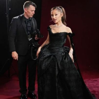 Vestido preto brilha nos Globos de Ouro, elegância clássica de Hollywood