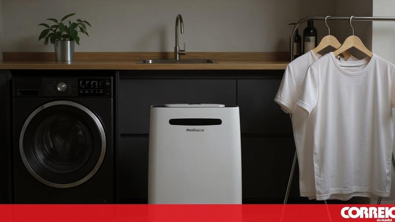 Desumidificador Pro Breeze combate humidade em casa até 20 l/dia
