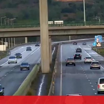 Quatro feridos após despiste de carrinha na A22 em Albufeira