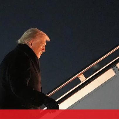 Trump retoma viagem a Davos após pequeno problema no avião presidencial