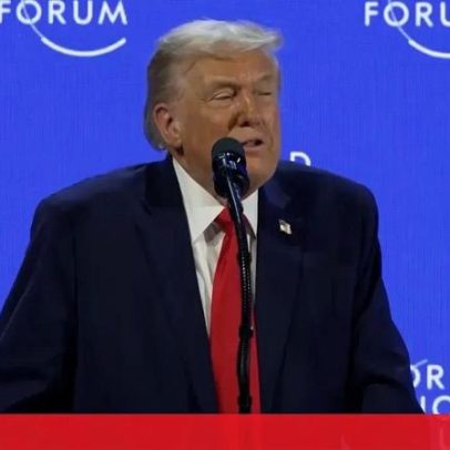 Trump confunde Islândia com Groenlândia durante discurso em Davos