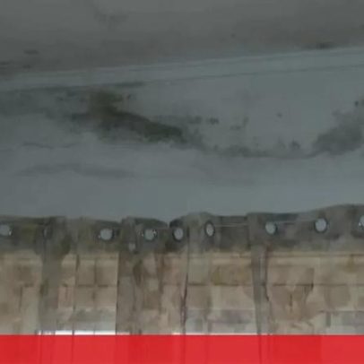 Infiltrações graves deixam casa no Cacém sem condições mínimas de habitação