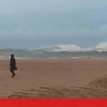 Dez distritos do litoral sob aviso vermelho até às 21h00 por mar agitado IPMA