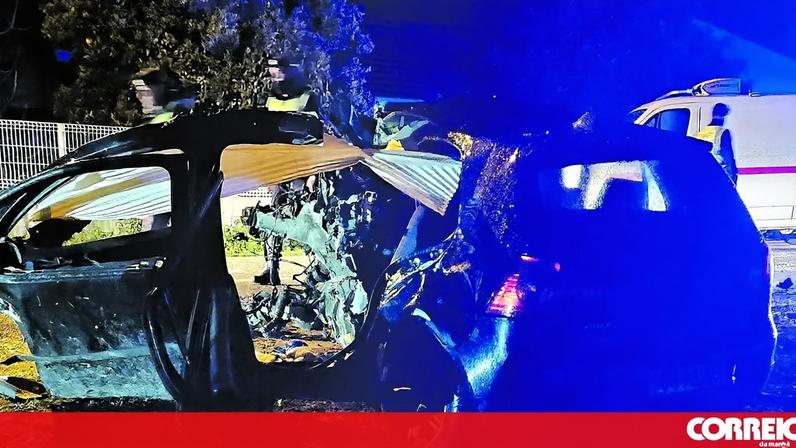 Despiste em Pombal deixou carro destruído